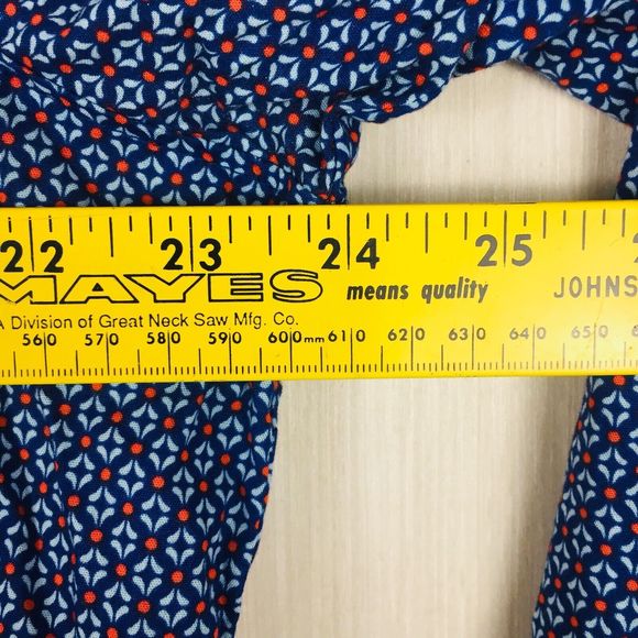 CINCH Men Blue with Red Circles Button Up Pocket Long Sleeve Shirt Size XXL - Picture 9 of 12